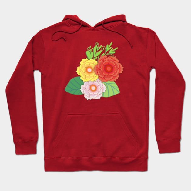 The blossom flowers. Hoodie by Yeah Blossom Art